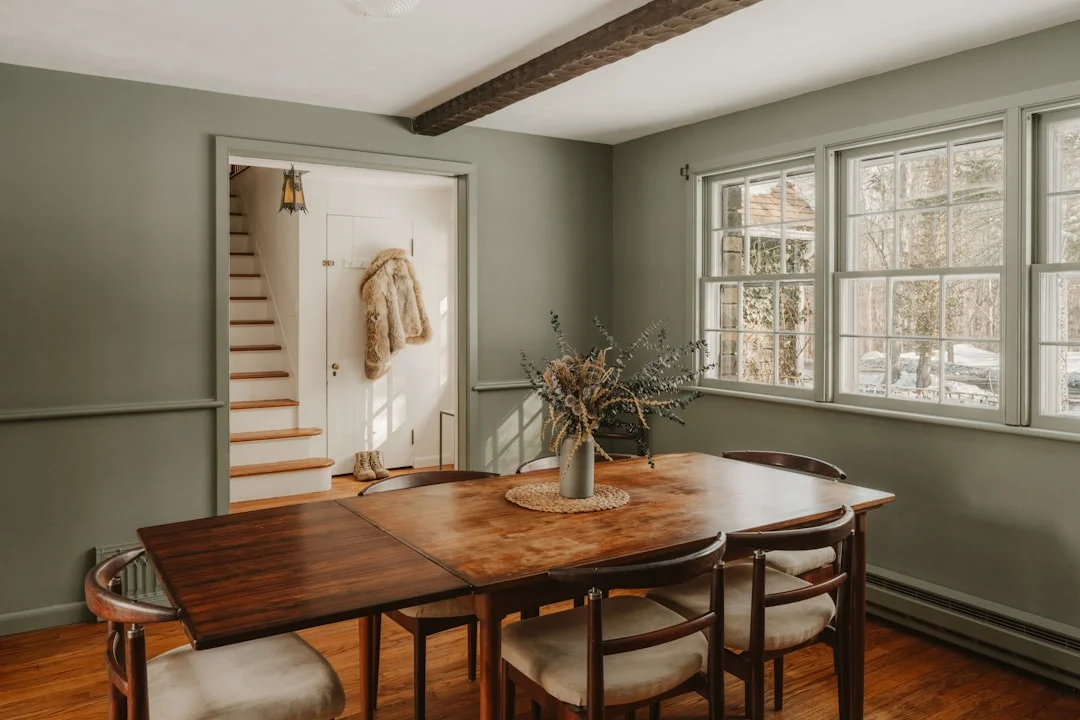 Dining Room (IG: @clay.banks). related to Style Your Entryway Table to Match How You Actually Use It